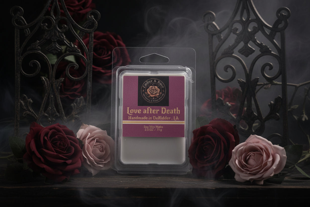 Love after Death – Midnight Rose Wax Melt | 2.5 oz Clamshell