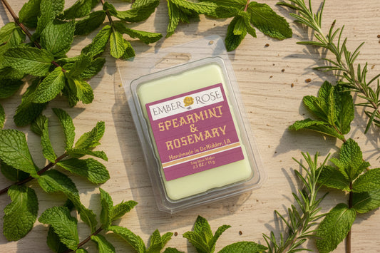 Spearmint & Rosemary – Terri's Garden & Bloom Wax Melt | 2.5 oz Clamshell