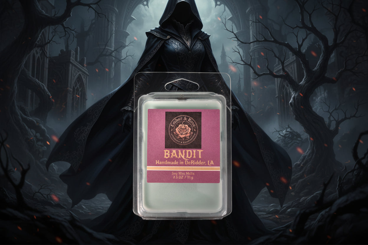 Bandit – Midnight Rose Wax Melt | 2.5 oz Clamshell