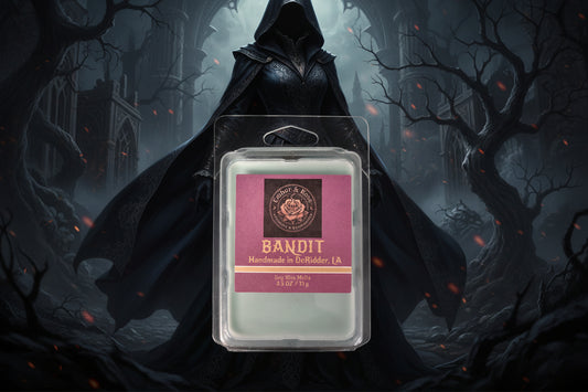 Bandit – Midnight Rose Wax Melt | 2.5 oz Clamshell
